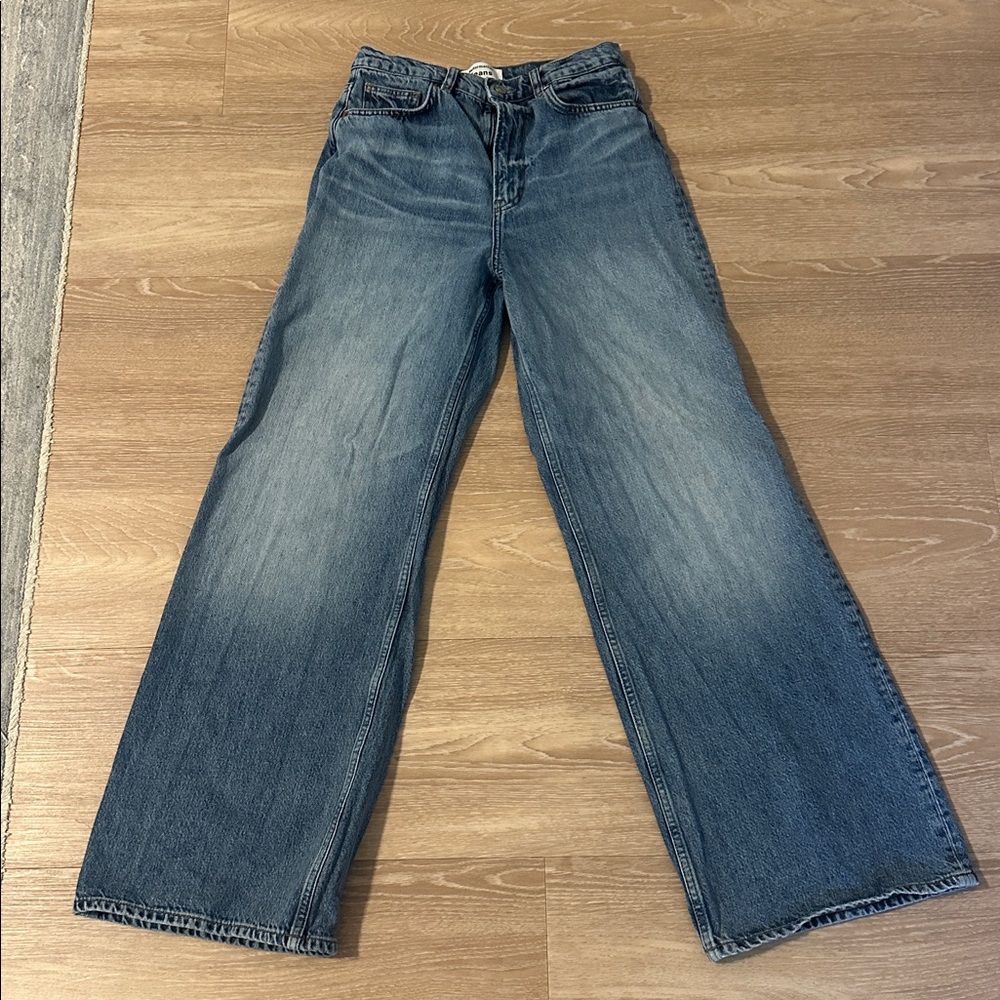 Reformation Cary High Rise Slouchy Wide Leg Jean - Size 27 - EUC